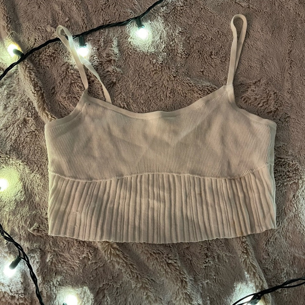L.A Hearts White Crop Top